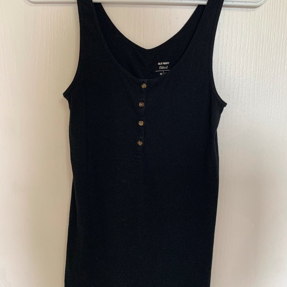 Old Navy,  black tank top, medium